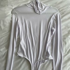 Missguided White Turtleneck Bodysuit
